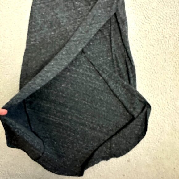 IRO PARIS Jersey Stretchy Sheath Maxi Dress Ruched Sexy Slit - Picture 3 of 16